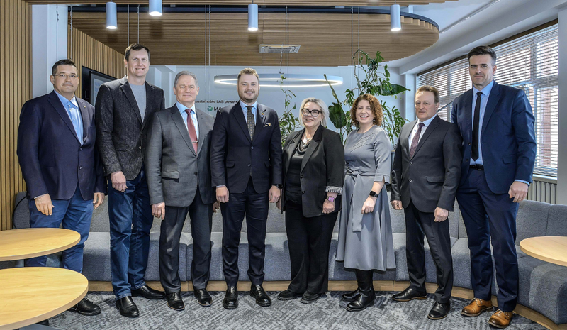 VILNIUS TECH lankėsi LR aplinkos ministras K. Žuromskas